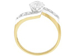 antique diamond twist ring