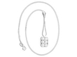 Multi Diamond Pendant For sale