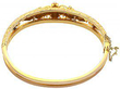 antique gold opal bangle