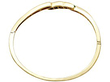 Emerald and Diamond Bangle closed