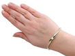 wearing Emerald Bangle