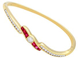 Ruby Diamond Bangle