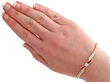 Ruby Diamond Bangle wearing