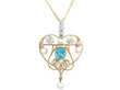 Blister Pearl Pendant in Gold
