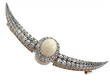 opal diamond brooch