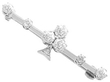 antique diamond bar brooch