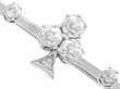 antique diamond bar brooch UK
