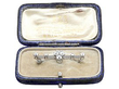 boxed antique diamond bar brooch
