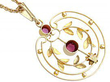 Amethyst and Garnet Pendant