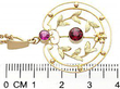 Amethyst and Garnet Pendant