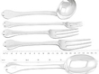 Silver Flatware Service