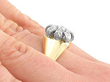 1950s Cluster Ring on the Hand