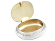 Sterling Silver Tobacco Box Open