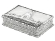 English Silver Vinaigrette