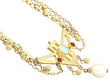 Antique Art Nouveau Necklace with Gemstones