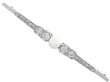 Vintage Pearl and Diamond Brooch UK