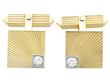 Square Gold Cufflinks