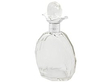 antique glass and silver decanter