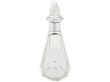 George V silver and glass decanter