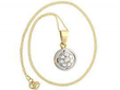 Yellow Gold 1920s Diamond Pendant 