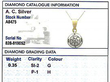 Yellow Gold 1920s Diamond Pendant 