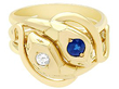 gold snake ring