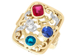 Vintage Multi Gemstone Ring
