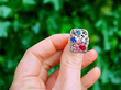 Vintage Multi Gemstone Ring Outside