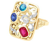 Vintage Multi Gemstone Ring for Sale