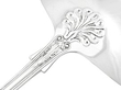 Silver Soup Ladle detail