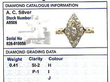 Marquise Shaped Diamond Cluster Ring Card