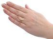 Marquise Shaped Diamond Cluster Ring wearing