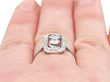 diamond cocktail dress ring wearing 