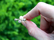 Pearl and Diamond Ring Yellow Gold Outside
