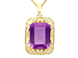 vintage amethyst pendant
