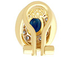 Sapphire and Diamond Clip On Earrings