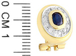 Sapphire and Diamond Earrings size