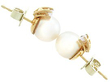 Vintage Pearl and Diamond Earrings