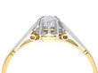 Vintage 18k Yellow Gold Solitaire Engagement Ring 