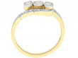 Three Stone Twist Ring 