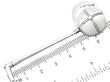 Victorian silver salt spoon