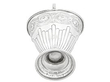 Novelty Silver Mustard Pot