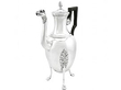 antique French coffee pot large 