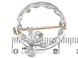 1930s Diamond Brooch size