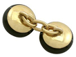 Agate Cufflinks Reverse