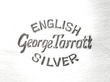 Silver Claret Jug and Goblets engraving