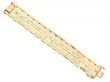 Vintage Rose and Yellow Gold Bracelet reverse