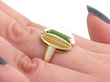 Vintage Tourmaline Ring on Hand