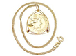 antique gold coin pendant for sale