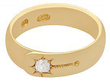Victorian gold and diamond wedding band